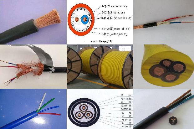 电机电缆对照表