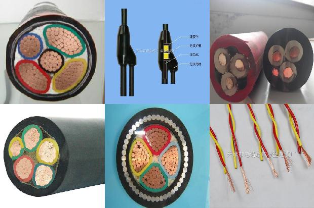 4对屏蔽双绞线在屏蔽网中的电缆