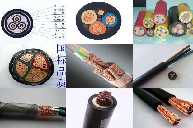 无铠装的电缆