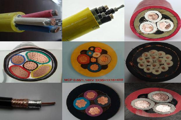 矿用电缆结构