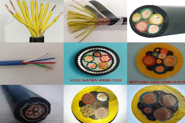 主电缆规格型号一览表