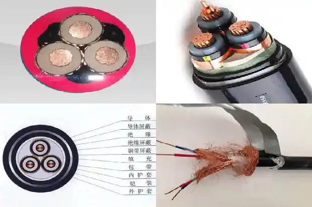 五芯电缆接线1681369159514